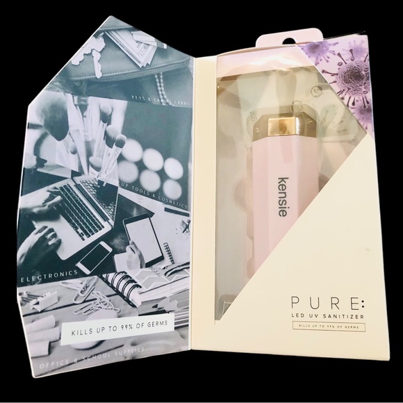 Kensie Pure Led UV Sanitizer Kill Up to 99% Germ Retracatble Top Microport 6176 - Picture 2 of 4